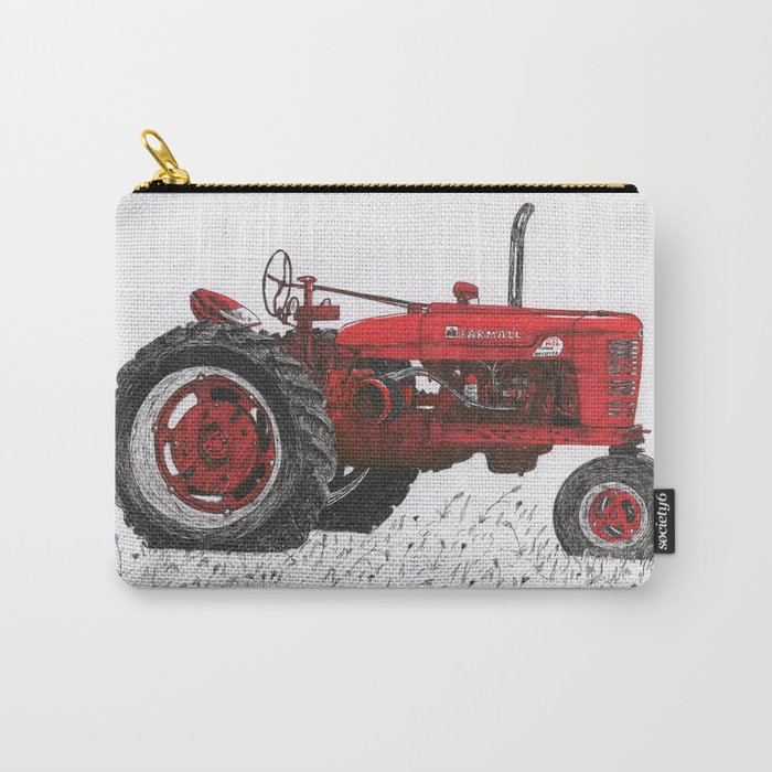 Farmall Super M, International Harvester Tractor Drawing Carry-All Pouch