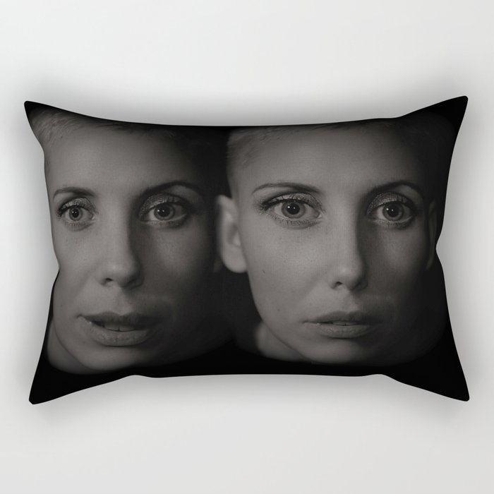Twin sisters Rectangular Pillow