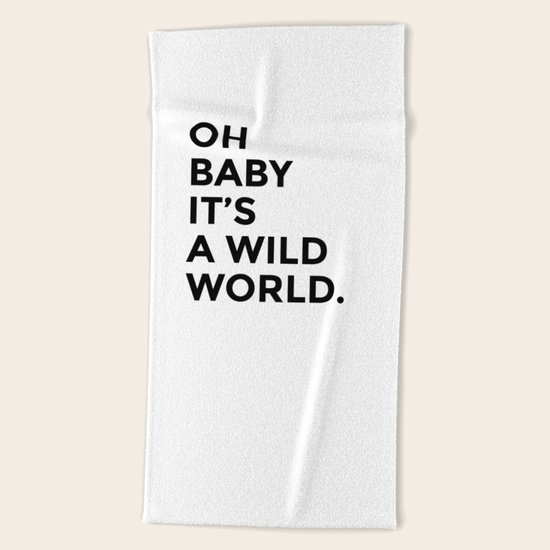Wild World Beach Towel