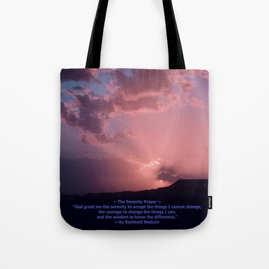 Serenity Prayer - IV Tote Bag