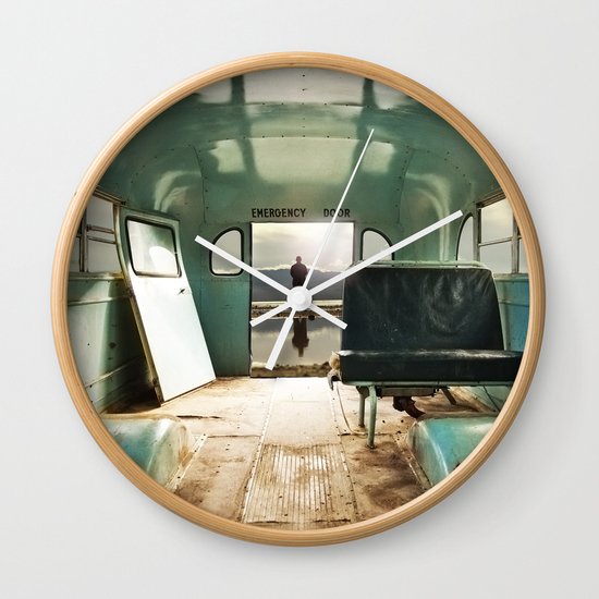 Emergency Door Wall Clock