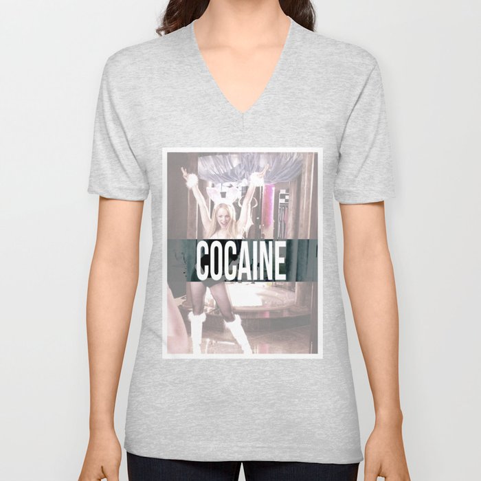 Cocaine V Neck T Shirt