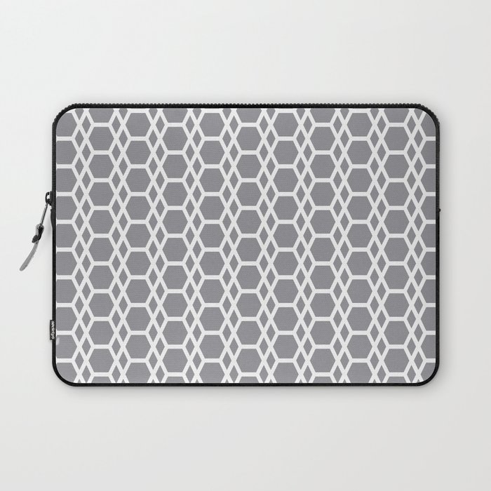 Tessellation Line Pattern 13 Abstract Hexagons Laptop Sleeve