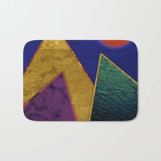 Abstract #424 Bath Mat