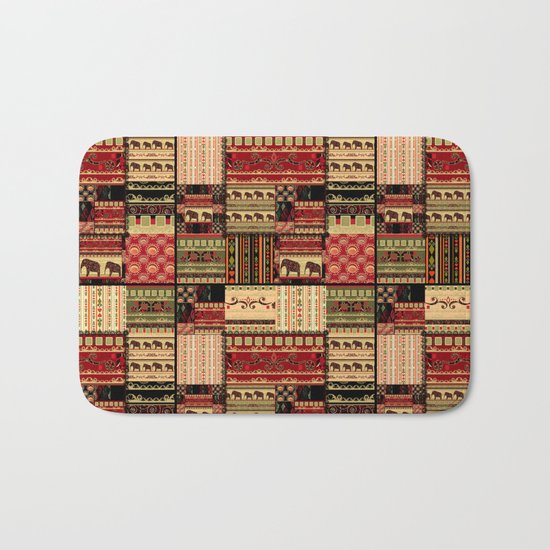 African patchwork. Bath Mat