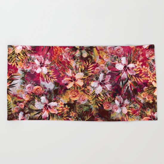 Tropical Heaven III Beach Towel