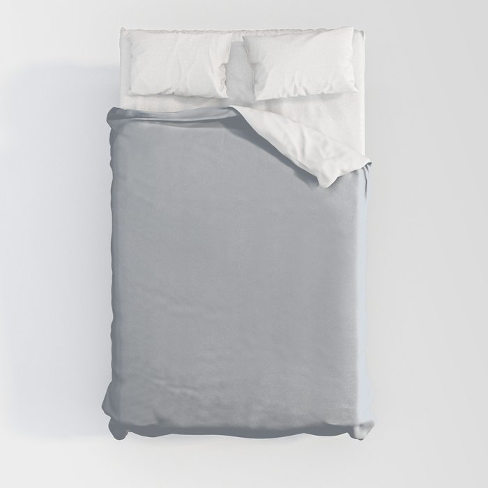 Supersonic Silver Gray Duvet Cover