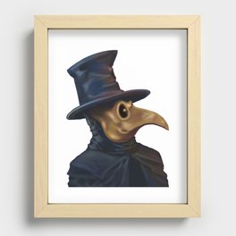Noble Plague Doctor Recessed Framed Print