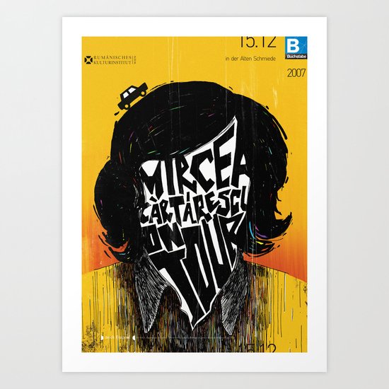 Mircea Cartarescu on tour Art Print