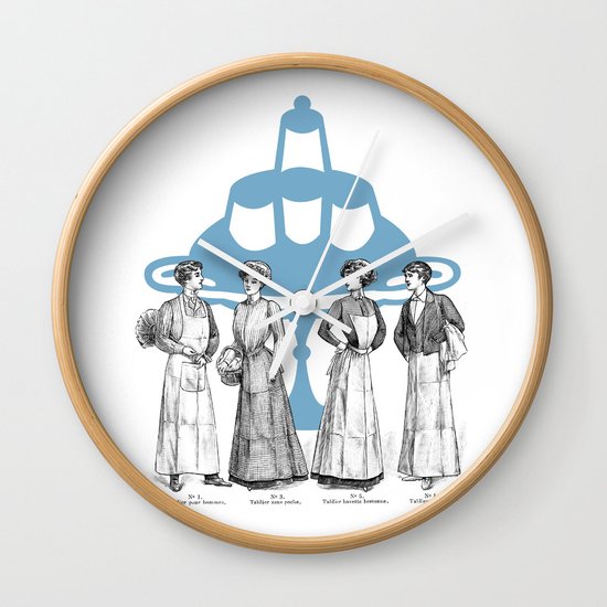 old fashioned cooking Wall Clock