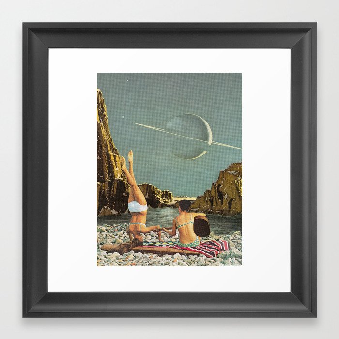 Serenade to Saturn Framed Art Print