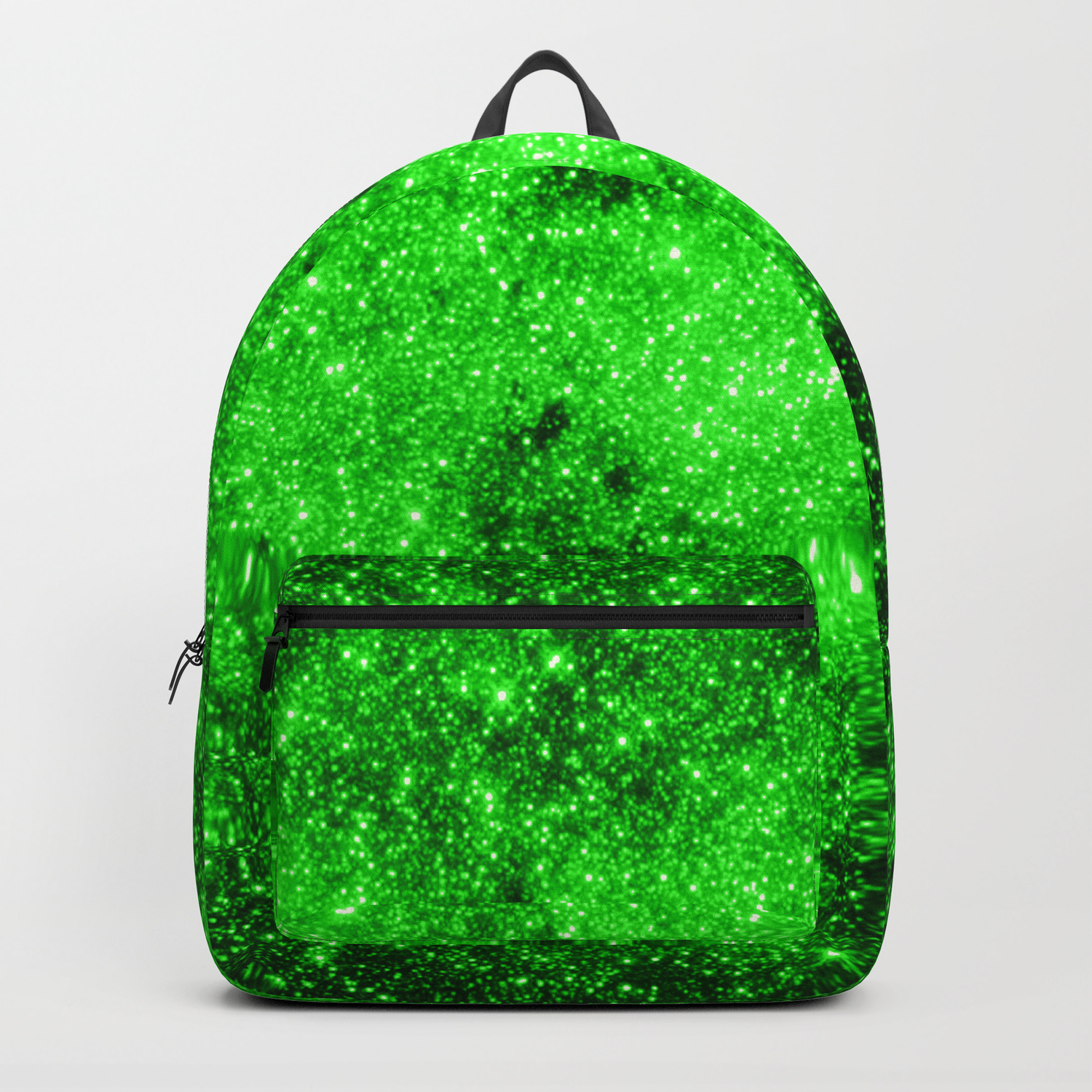 bright green backpack