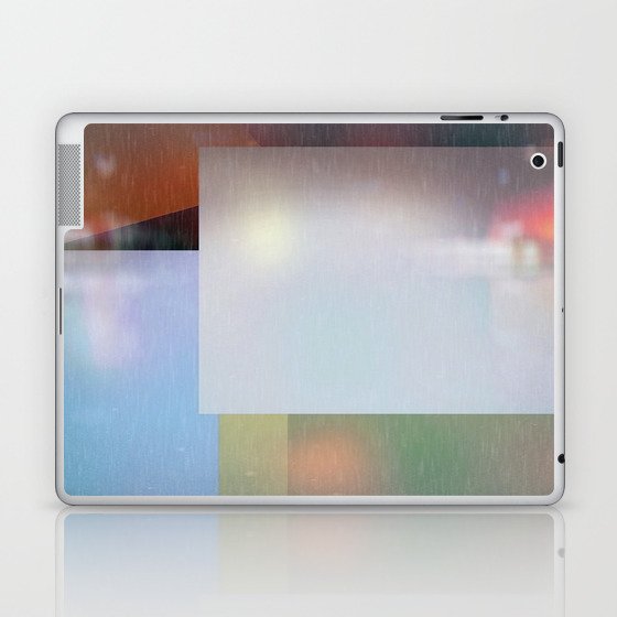 Bold Color Block Landscape By The Sea Laptop & iPad Skin
