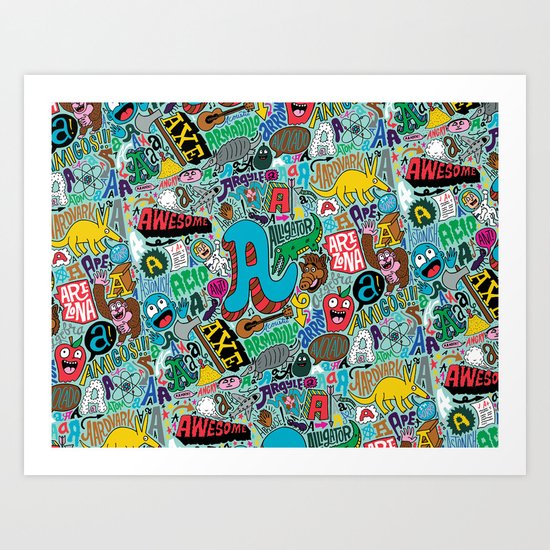 A Pattern Art Print