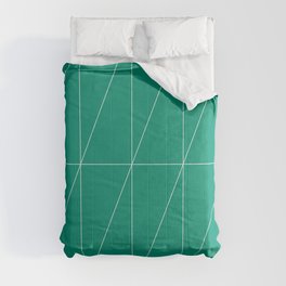 Emerald Triangles by Friztin Comforters