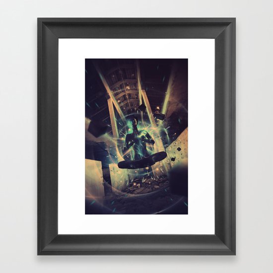 Power Trip Framed Art Print