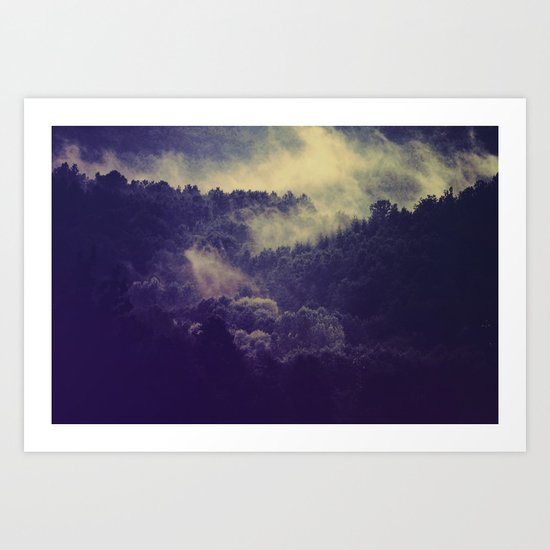 Mysterious Forest Art Print