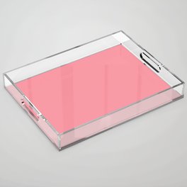 Geranium Pink Acrylic Tray
