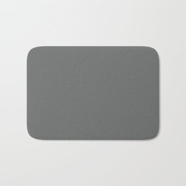 Dark Gray Solid Color Pantone Sedona Sage 18-5105 TCX Shades of Blue-green Hues Bath Mat