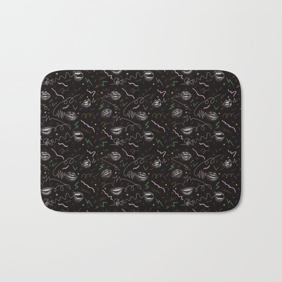 Speech Signals by Chrissy Curtin Bath Mat