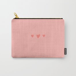 Simple hearts Carry-All Pouch | Simpleredhearts, Heart, Redandpink, Red, Simple, Pink, Februaryhearts, Cute, Masks, Valentinehearts 