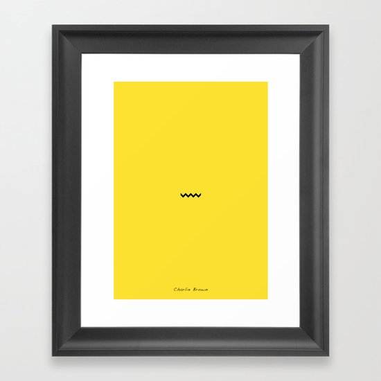 Charile Brown Framed Art Print