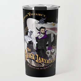 The Black Labyrinth with Friends in the Dark Travel Mug