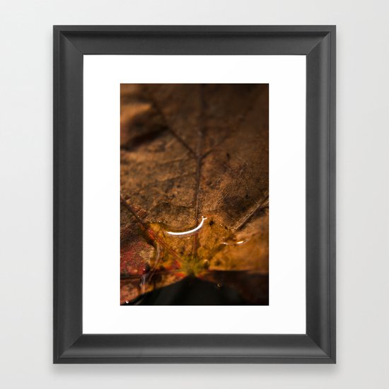 Drop Framed Art Print