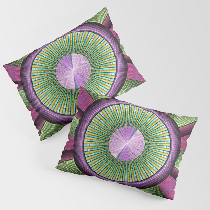 Round and Colorful Pillow Sham