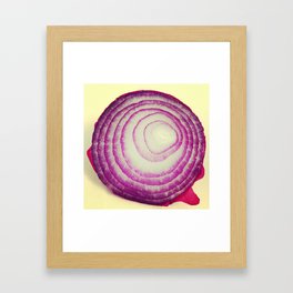 Onion Framed Art Print