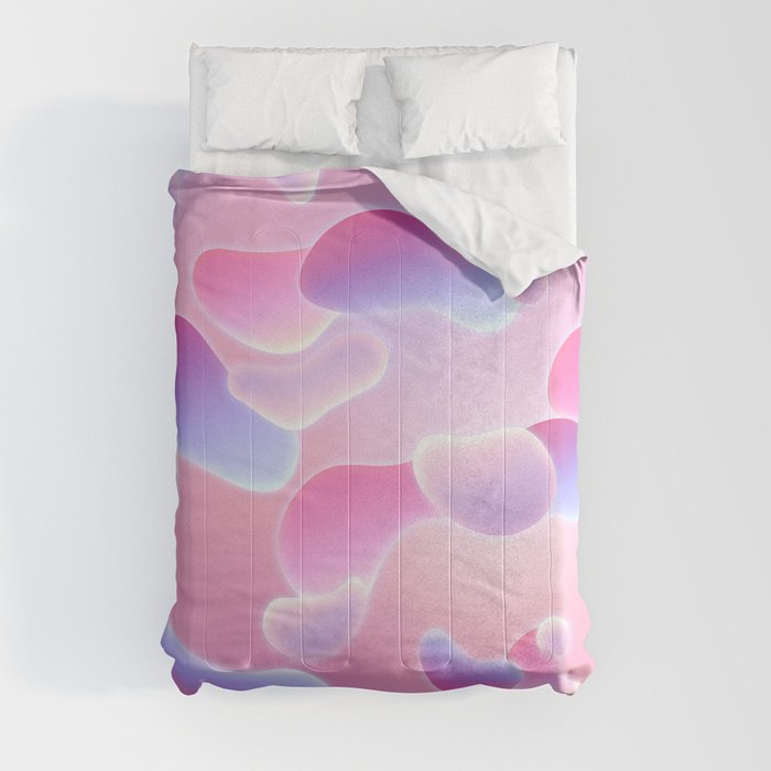 Gradient Lava Bubbles 02 Comforter