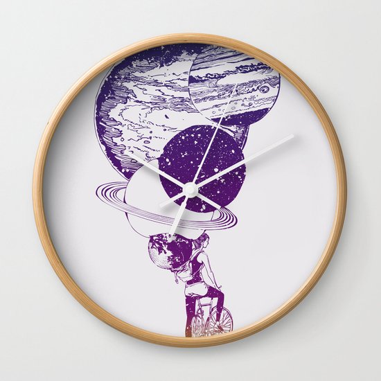 Time for Ride Wall Clock