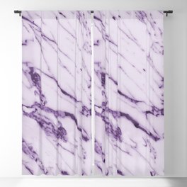 Purple marble Blackout Curtain