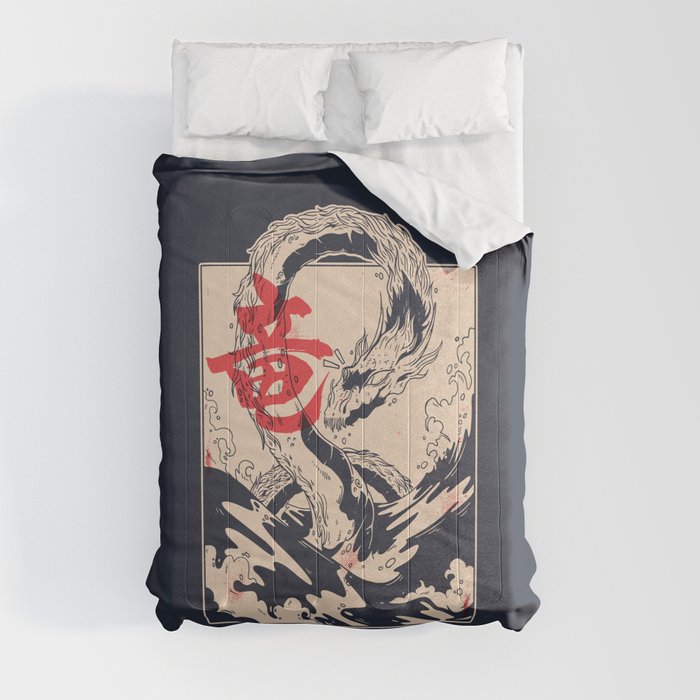 Japanese Sea Dragon Comforter