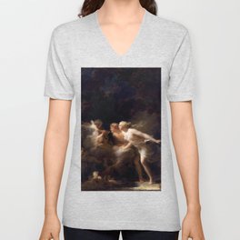 The Fountain of Love 1785 Jean-Honoré Fragonard V Neck T Shirt