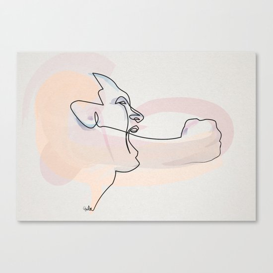 Anger Canvas Print