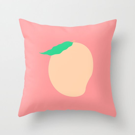 #77 Mango Throw Pillow