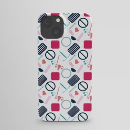 Contraception Pattern iPhone Case