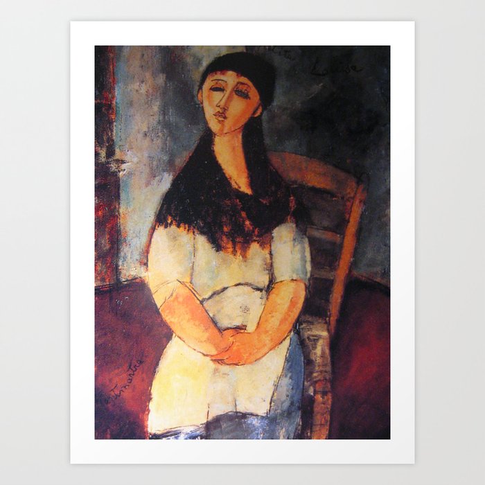 Amedeo Modigliani Modi c1920 Art Print