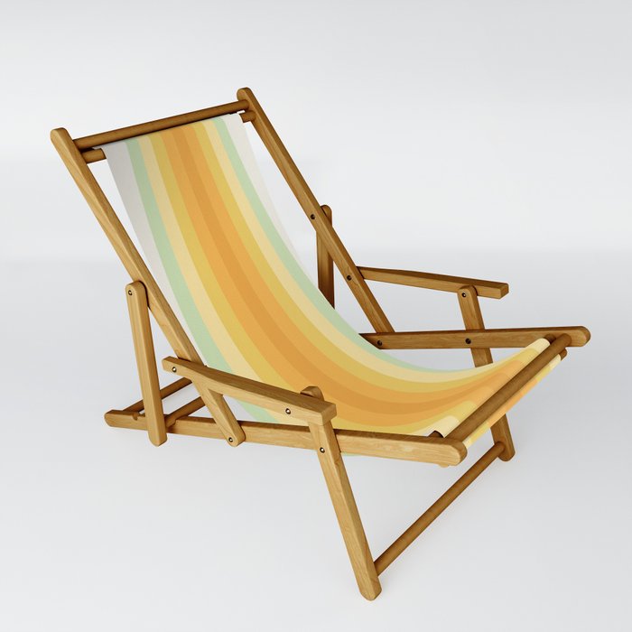 Tropical Palette Stripes Sling Chair