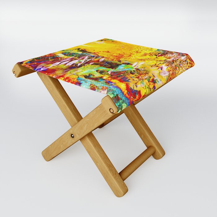 Love Is Coming Through Folding Stool