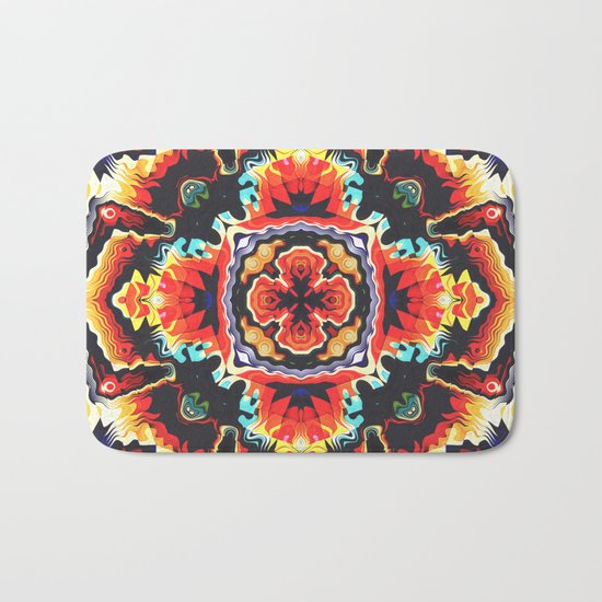 Geometric Motif Bath Mat