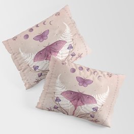 Luna and Emerald - Vintage Pink Pillow Sham