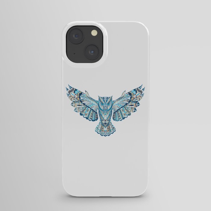 Flying Colorful Owl Design iPhone Case