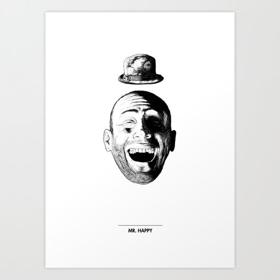 Mr. Happy Art Print
