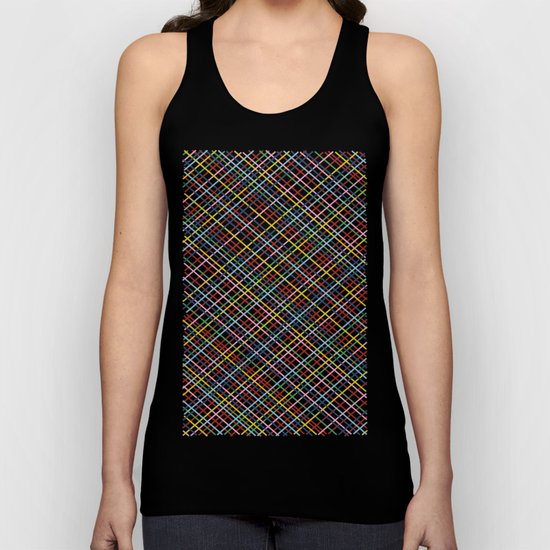 Rainbow Weave 45 Unisex Tank Top