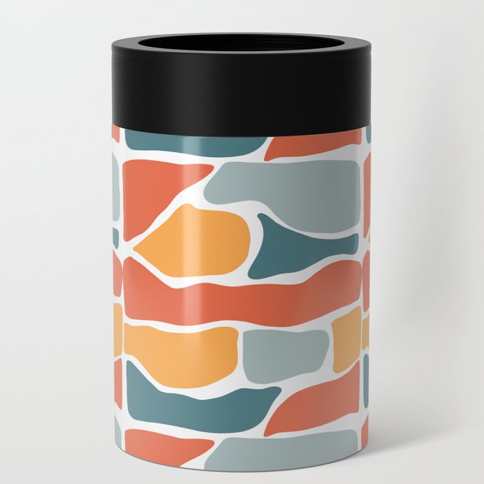 Modern Abstract Colorful Shapes Collection Can Cooler