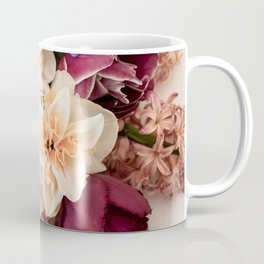Spring | flowers on a pile | fine art still life color photography | print wall art Coffee Mug