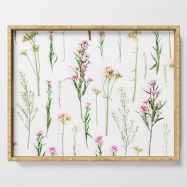 Flowers Serving Tray