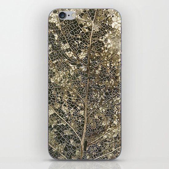 Old gold iPhone Skin